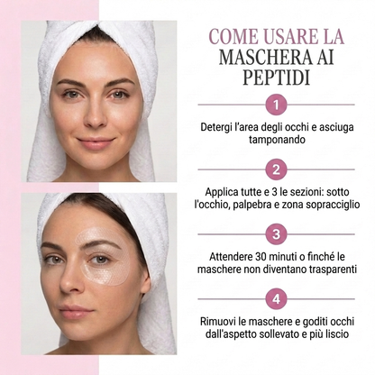 Maschera Occhi al Collagene con Peptidi Profondi