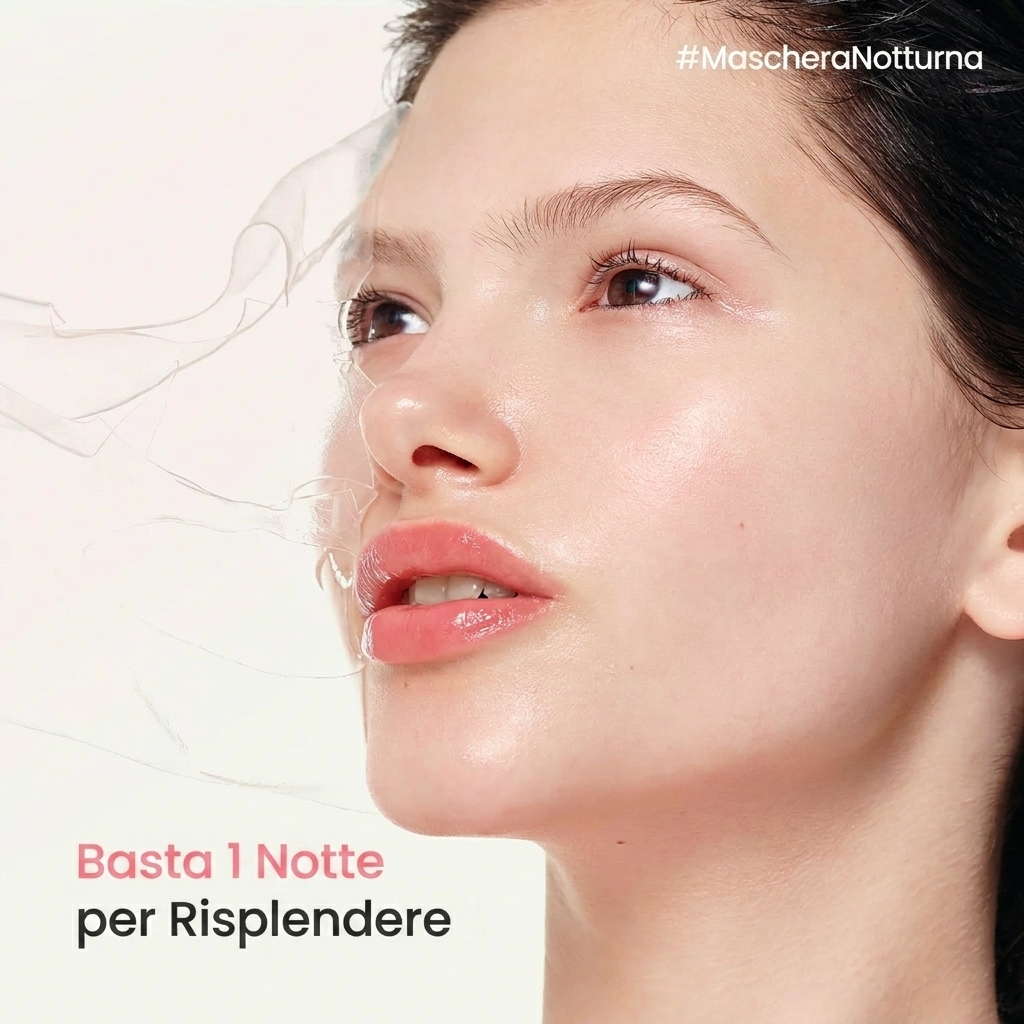 Maschera Viso al Bio-Collagene per Idratazione Profonda