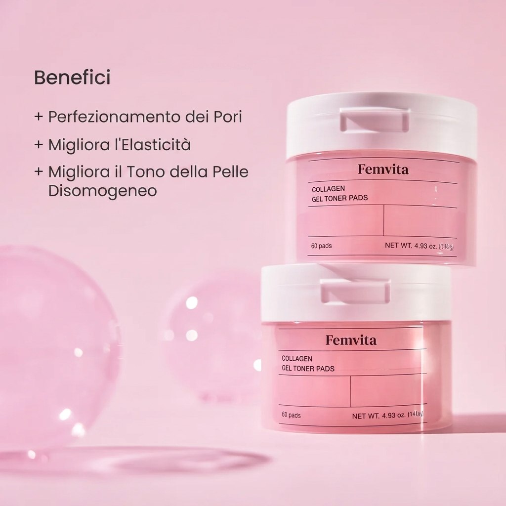 Dischetti Tonici al Collagene in Gel