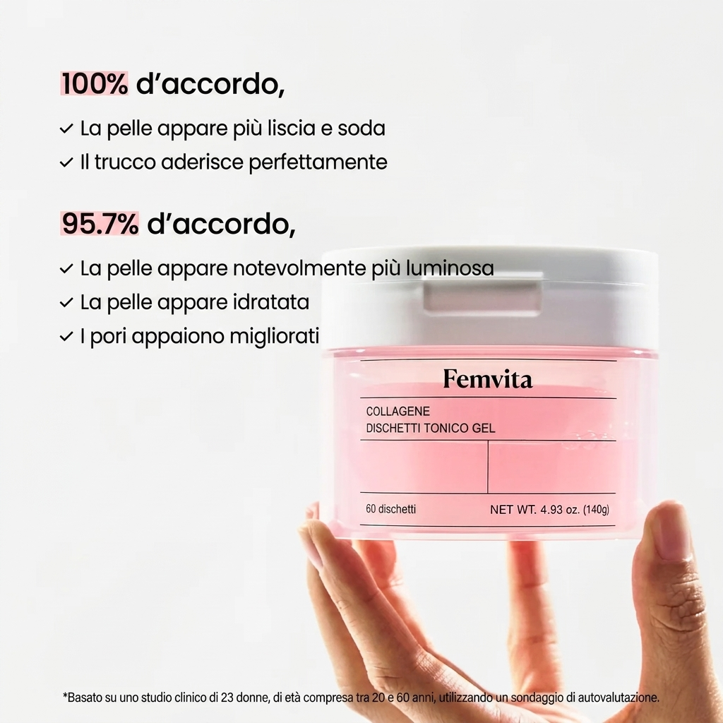 Dischetti Tonici al Collagene in Gel