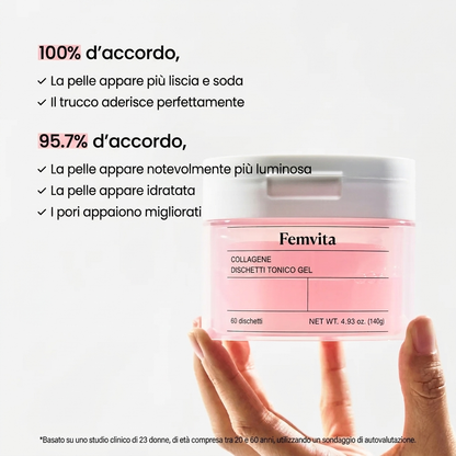 Dischetti Tonici al Collagene in Gel