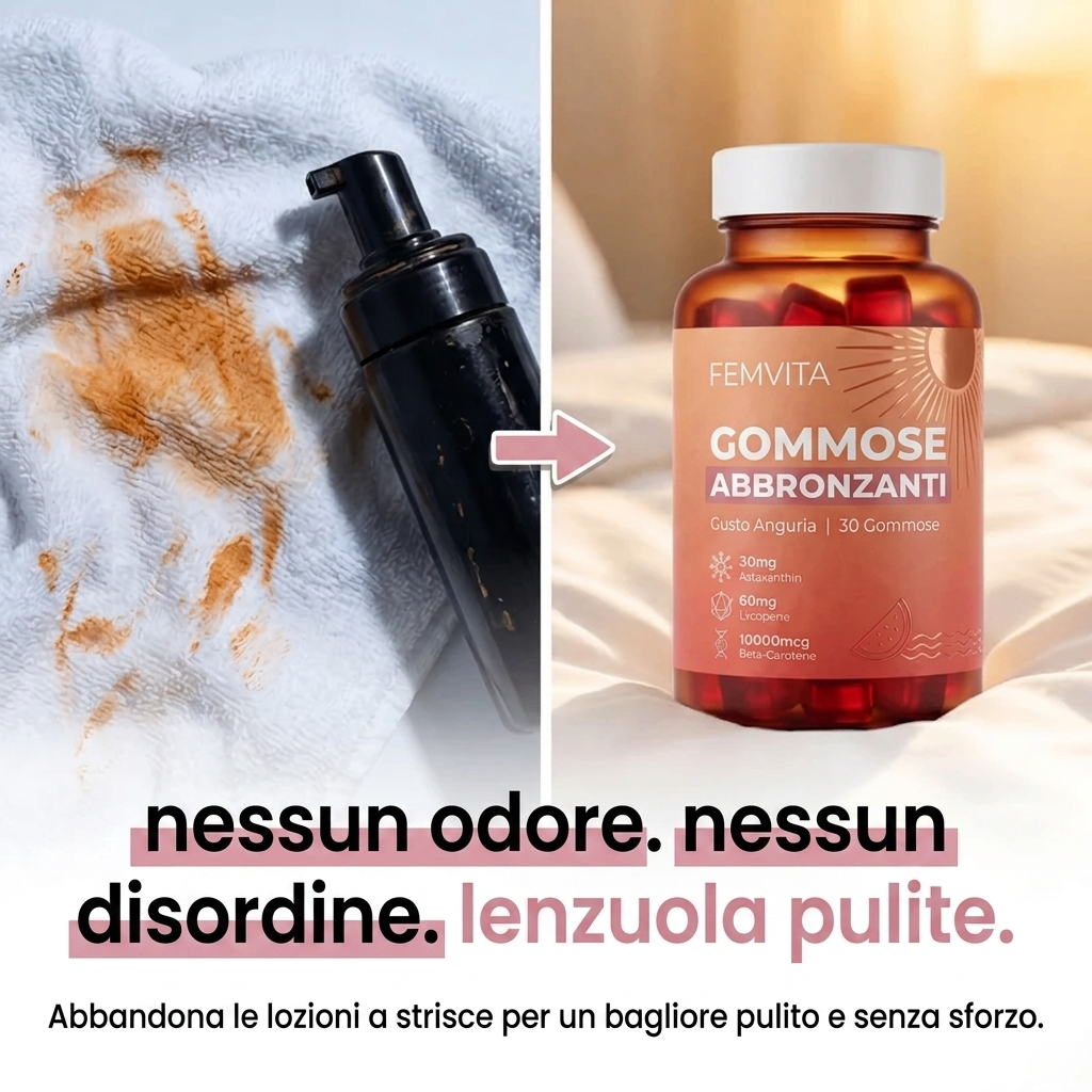 Femvita Gummies Abbronzanti Naturali