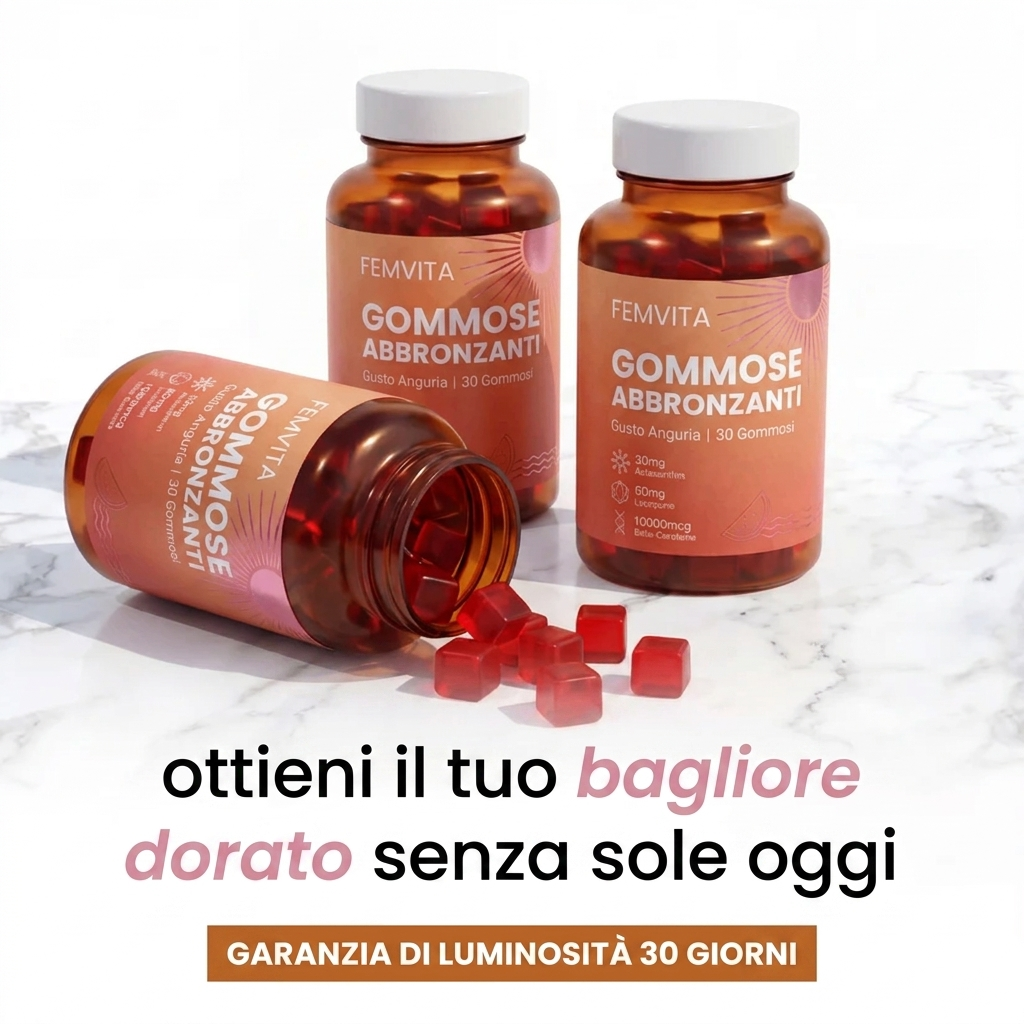 Femvita Gummies Abbronzanti Naturali