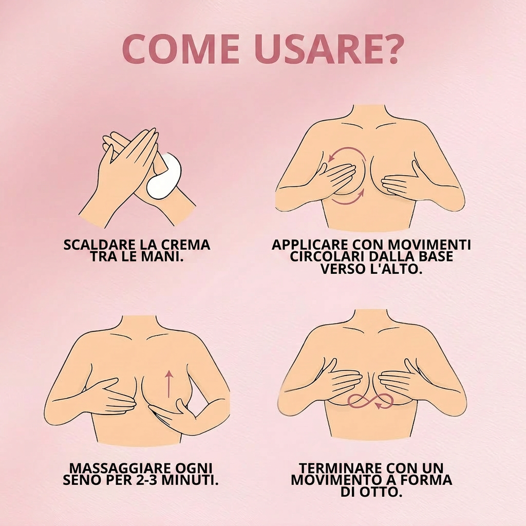Crema Rassodante e Volumizzante per il Seno